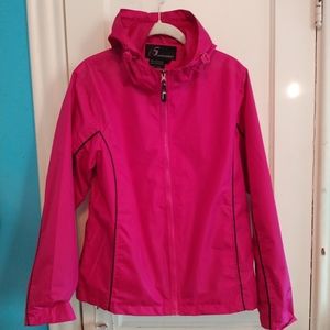Fuscia Light Rain Jacket